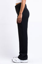 Nova 01High Straight Suit Pants - Black