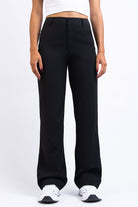 Nova 01High Straight Suit Pants - Black