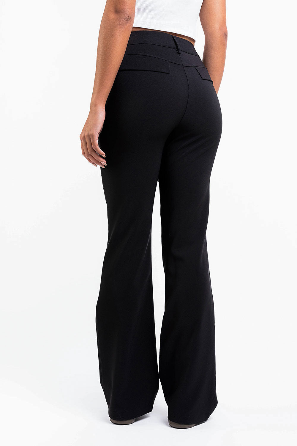 Drew 05High Bootcut Suit Pants - Black