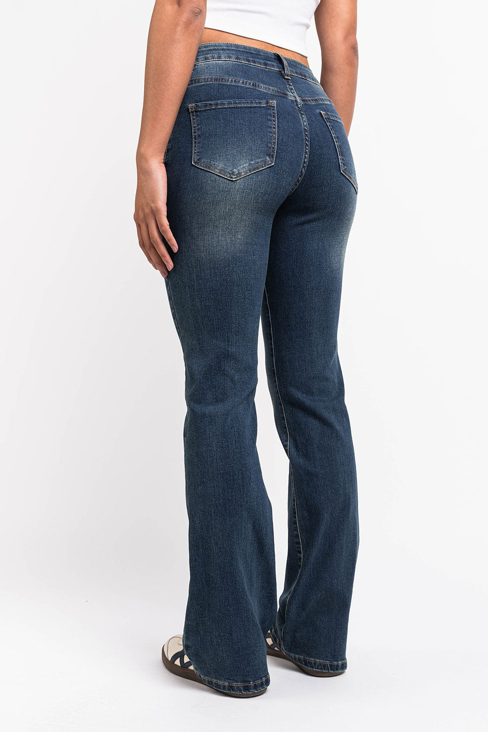 Taylor 02Mid Bootcut Jeans - Vintage Blue