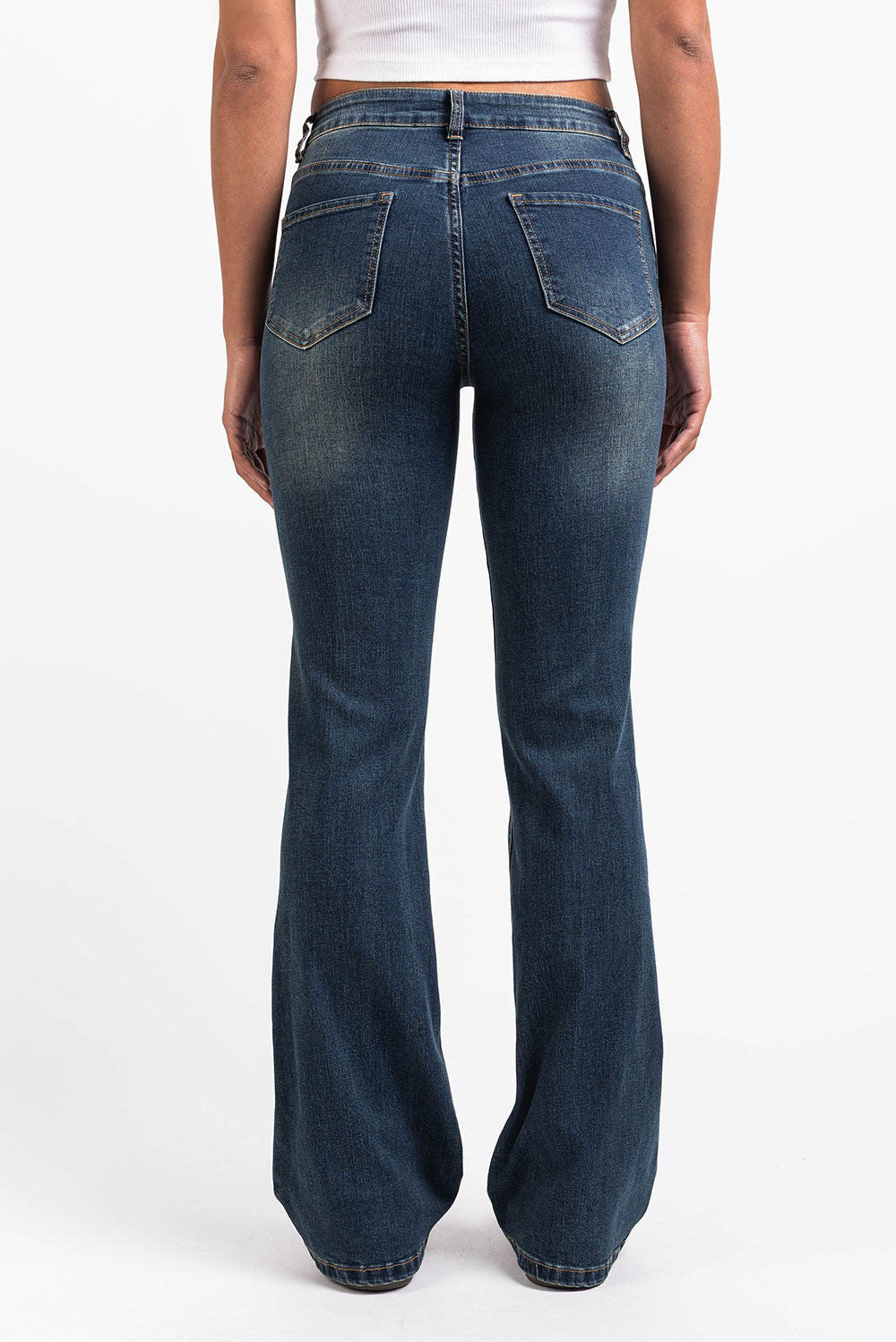 Taylor 02Mid Bootcut Jeans - Vintage Blue