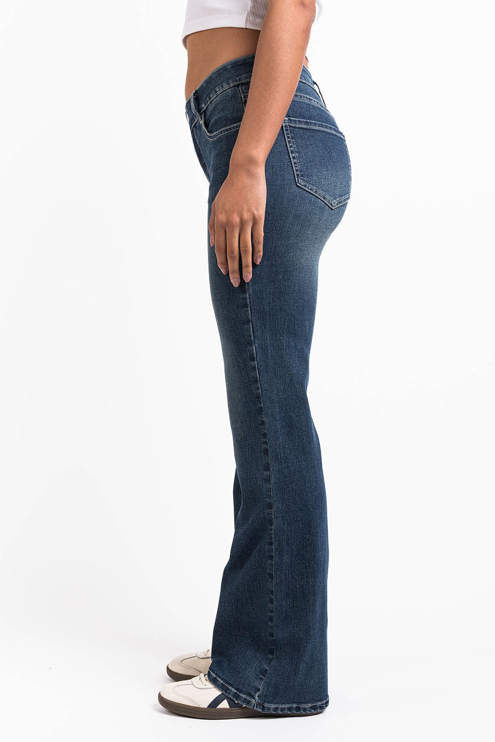 Taylor 05Mid Bootcut Jeans - Vintage Blue