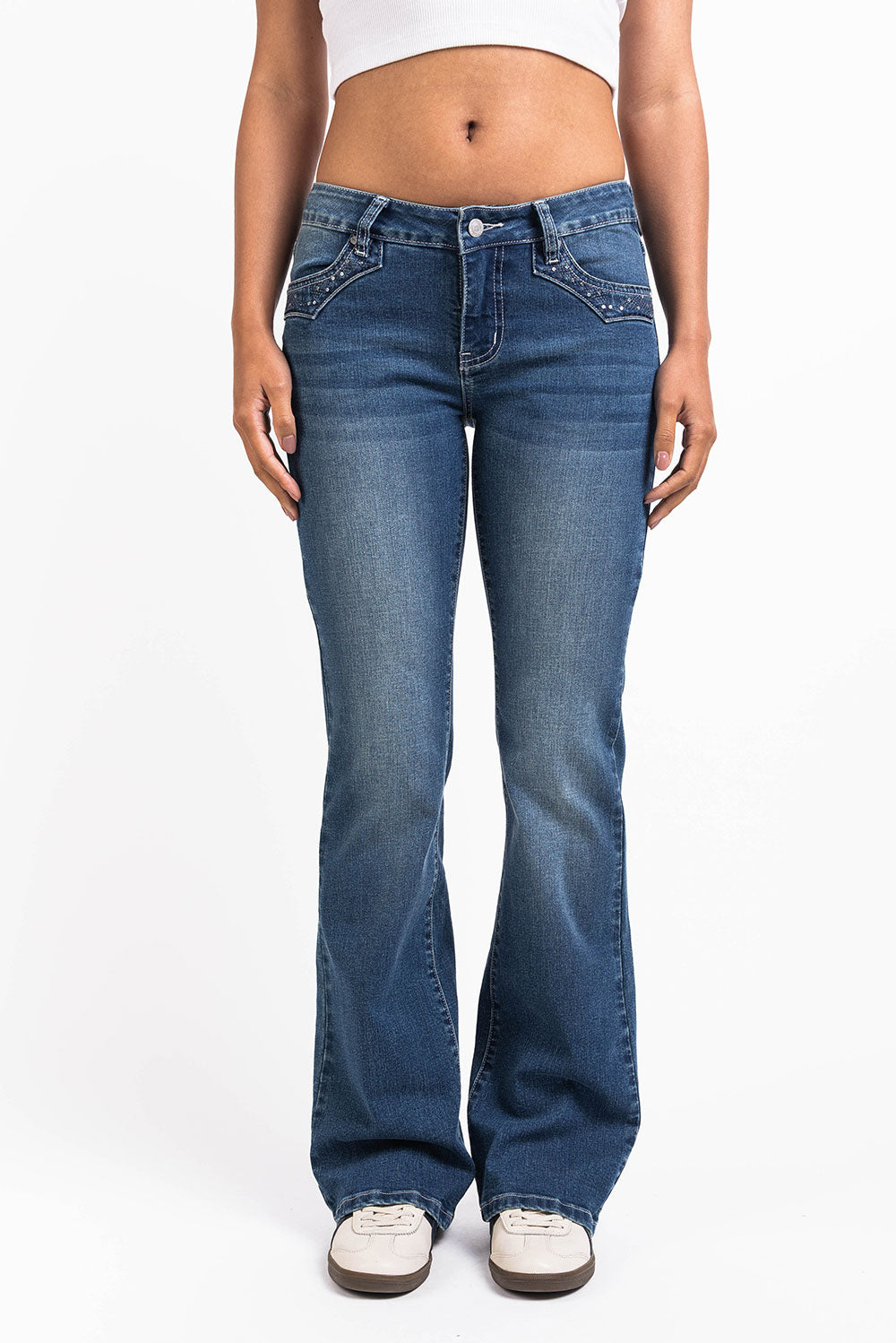 Taylor 04Low Bootcut Jeans - Blue