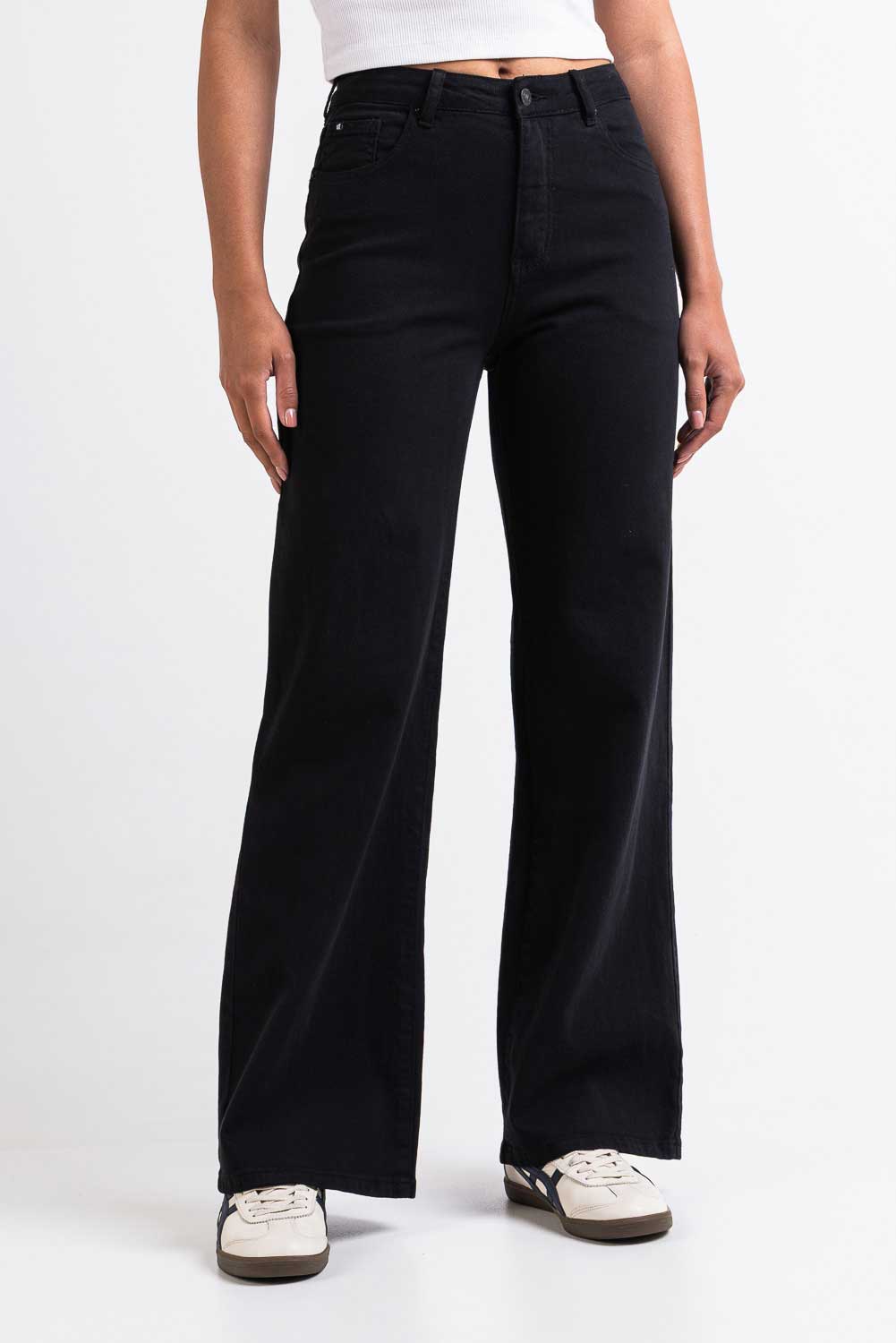 Disa 01High Rette Jeans - Black – MADLADY