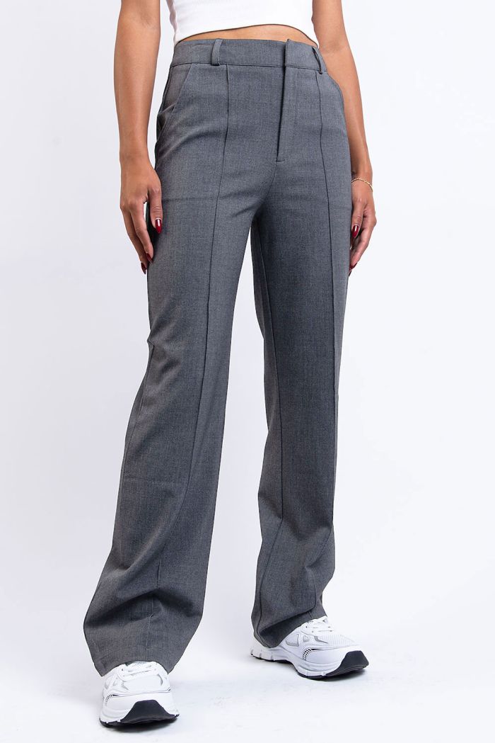 Cotton Gabardine Barrack Dress Trousers | OVY