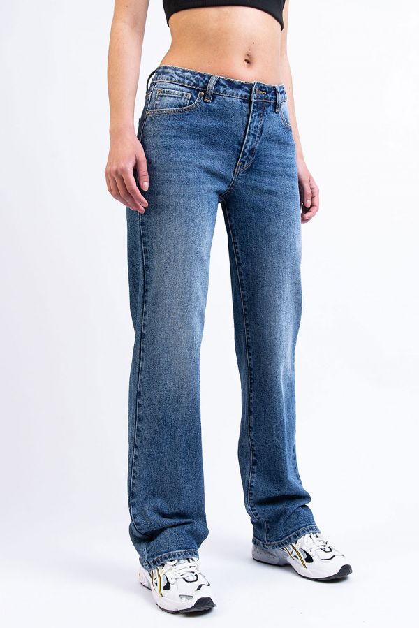 Mid Waist Jeans - Dina Vintage Blue